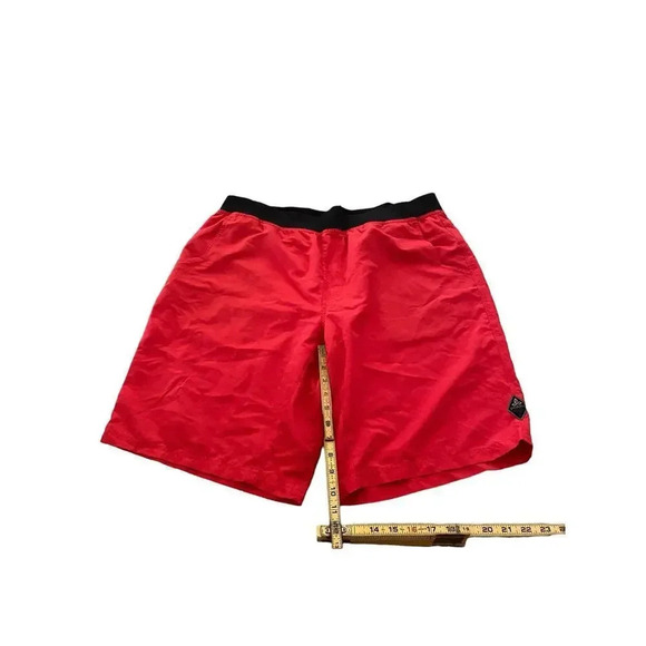prAna Men's Red Pull-On Athletic Elastic Activewear Shorts Size XXL - Picture 1 of 7